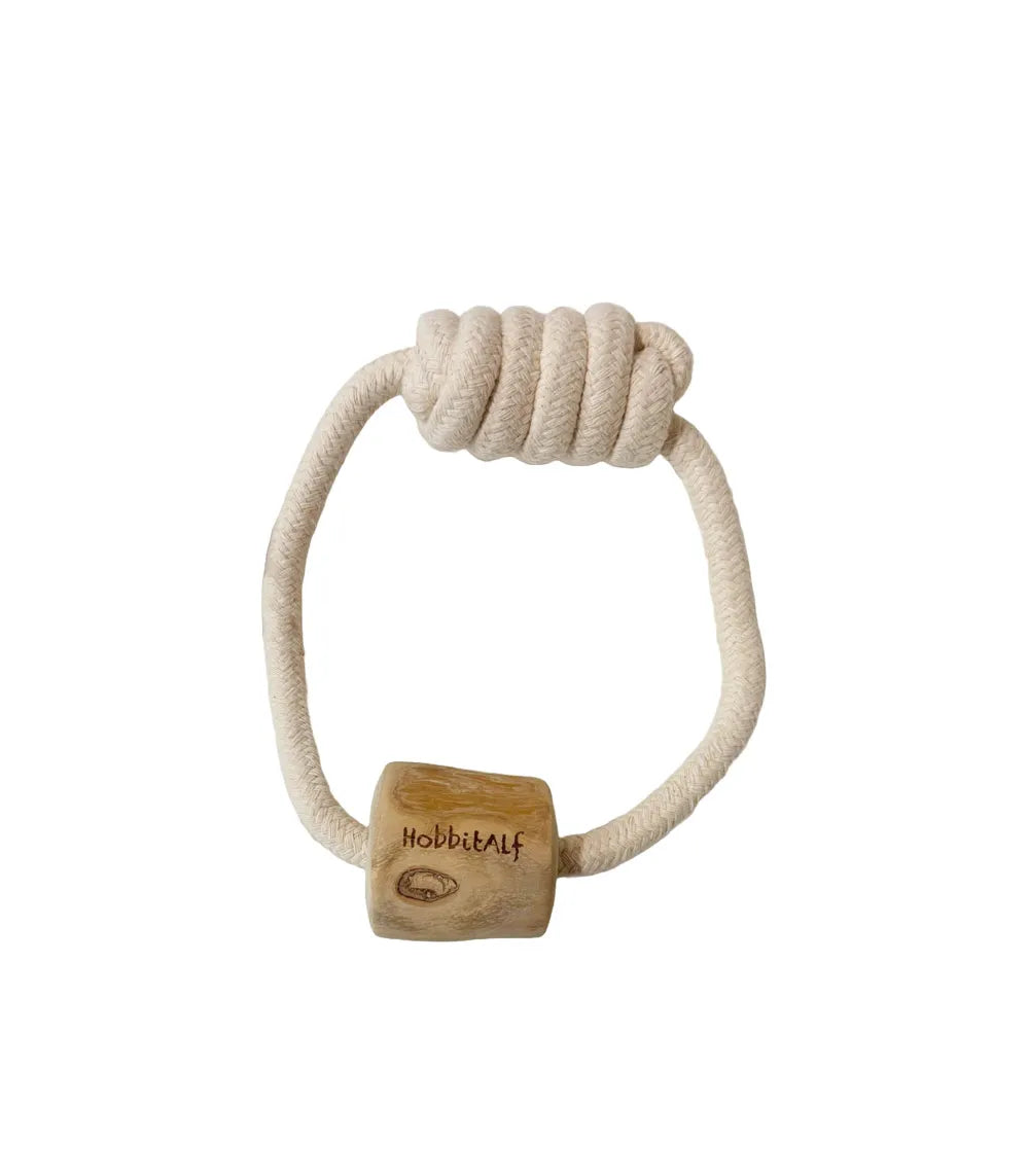 Masticable madera de café natural · Collar con nudo