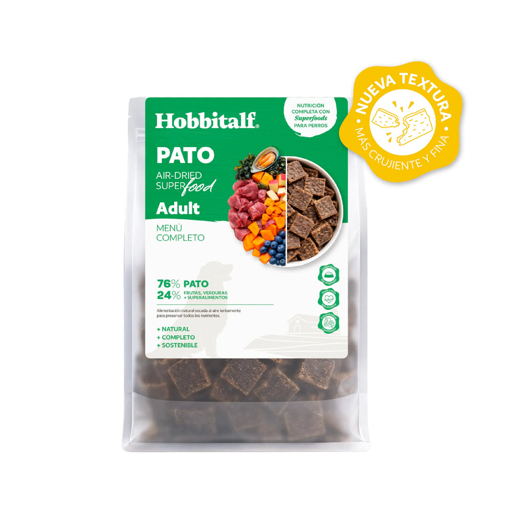 Menú Air-dried SUPERFOOD de Pato para perros adultos y junior