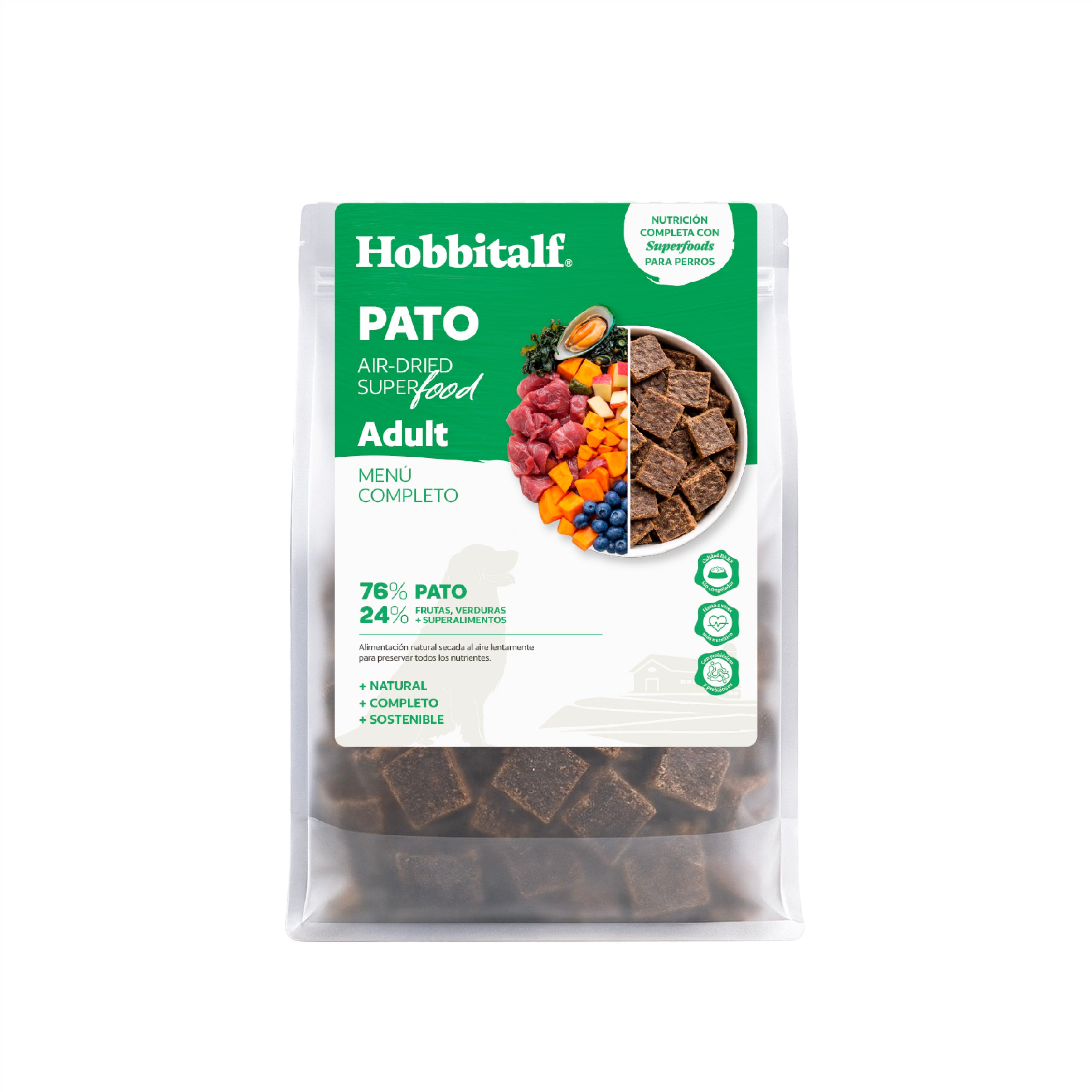 Menú Air-dried SUPERFOOD de Pato para perros adultos y junior