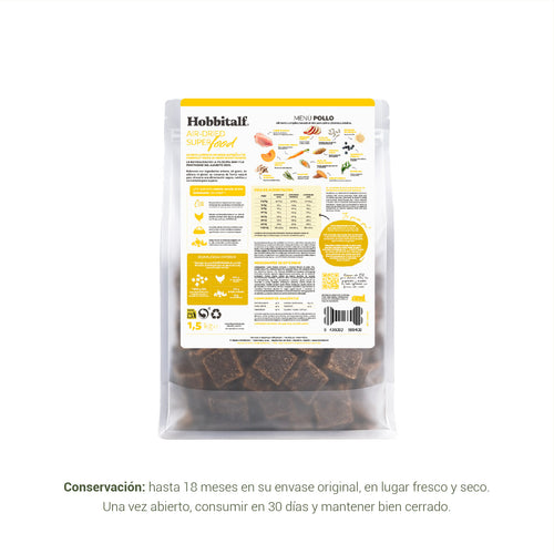 Menú Air-dried SUPERFOOD de Pollo para perros adultos y junior