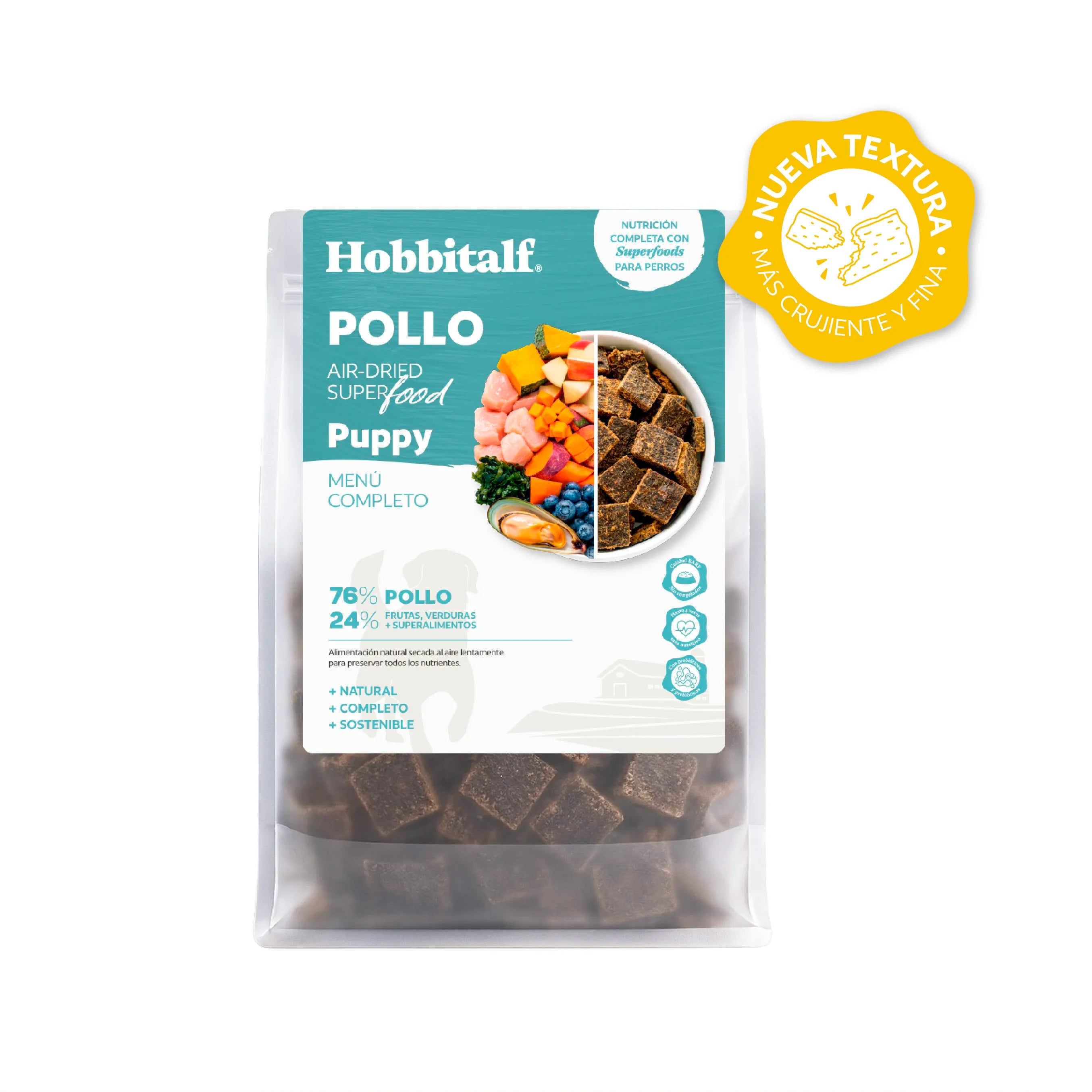 Menú Air-dried SUPERFOOD de Pollo para perros puppy