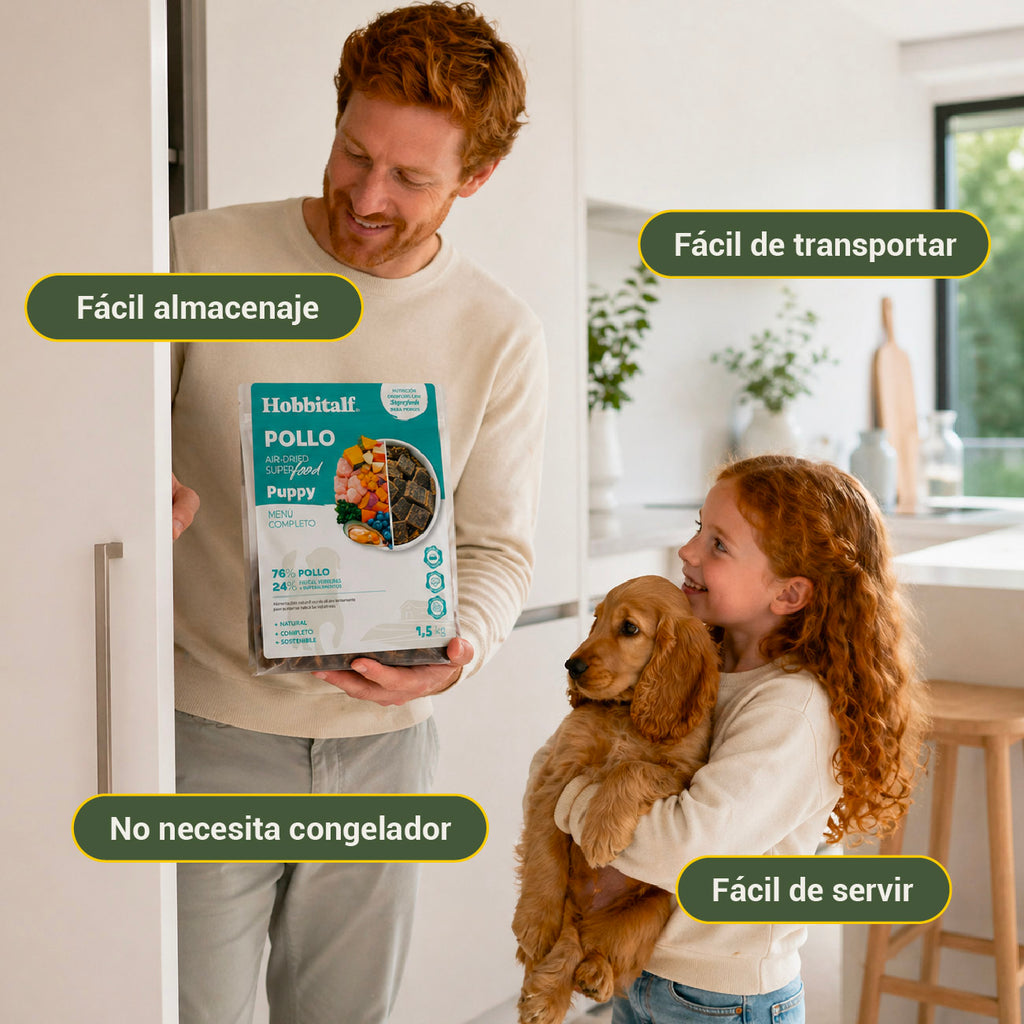 Air-dried SUPERFOOD Chicken Menu for puppies