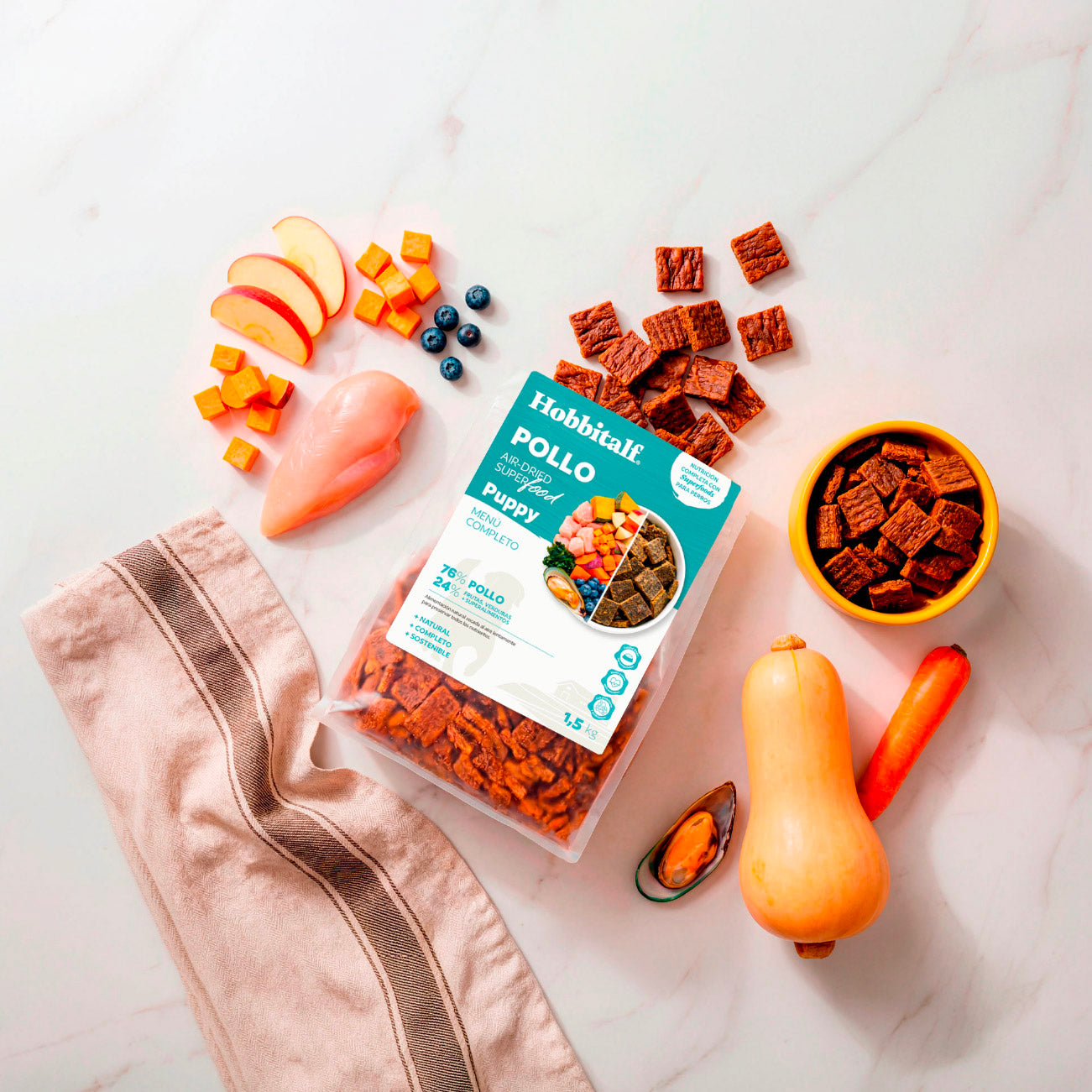 Air-dried SUPERFOOD Chicken Menu for puppies