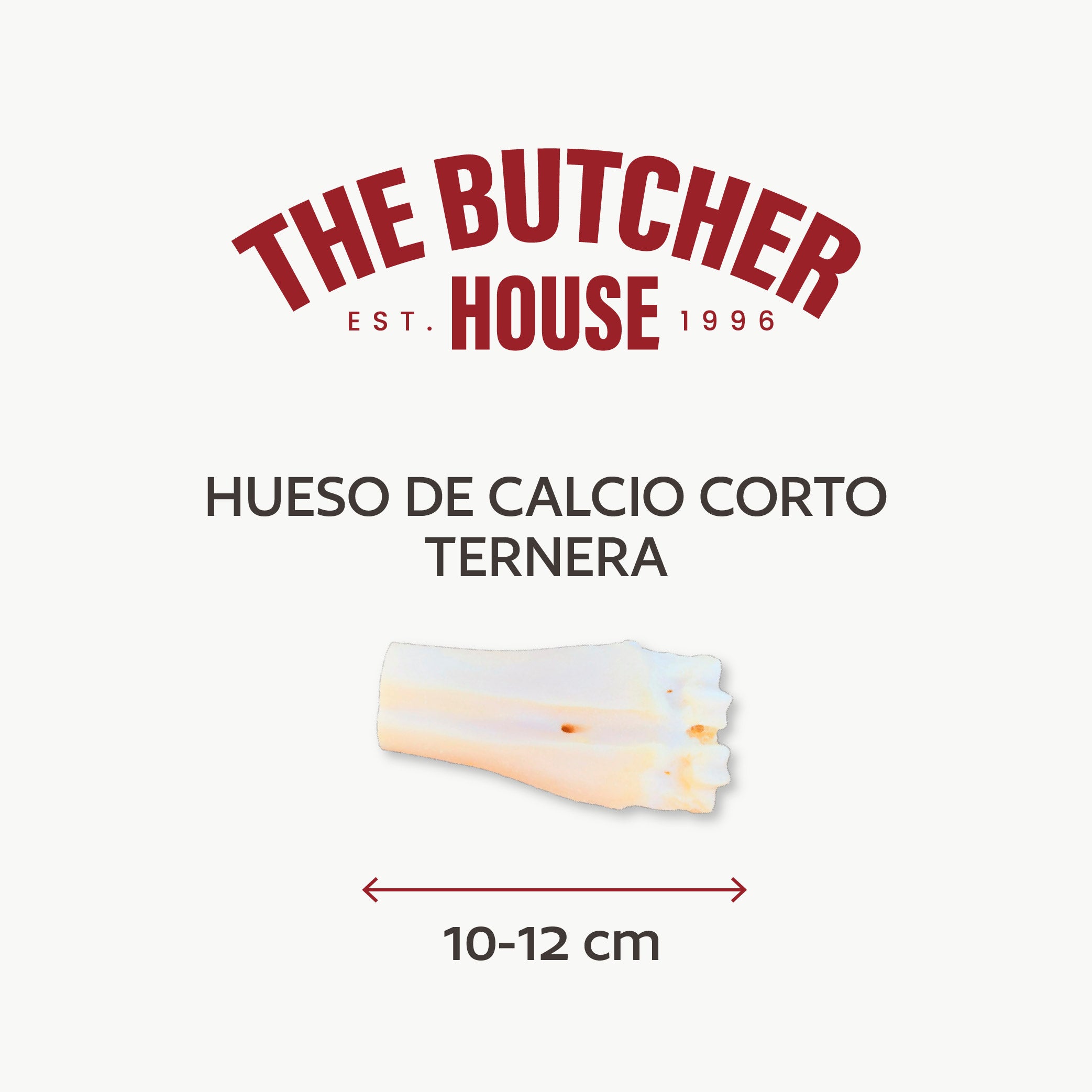 Hueso de calcio natural corto