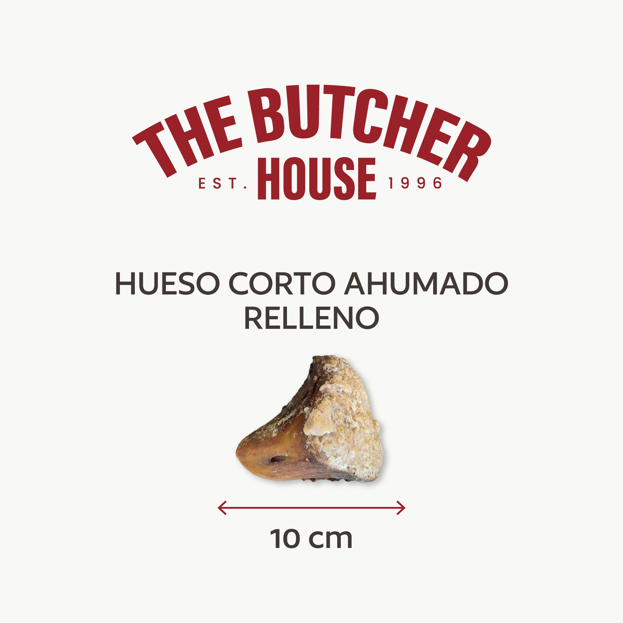 Hueso ahumado relleno natural