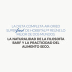 Air-dried SUPERFOOD Anchovy and Beef Menu for adult and junior dogs