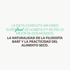 Air-dried SUPERFOOD Duck Menu for adult and junior dogs