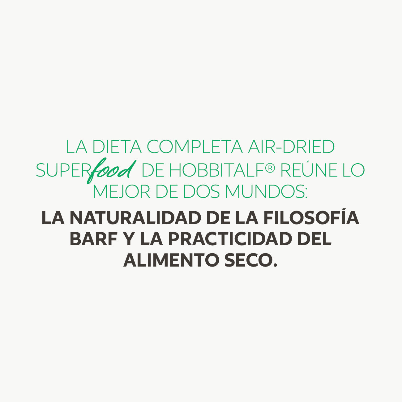 Air-dried SUPERFOOD Duck Menu for adult and junior dogs