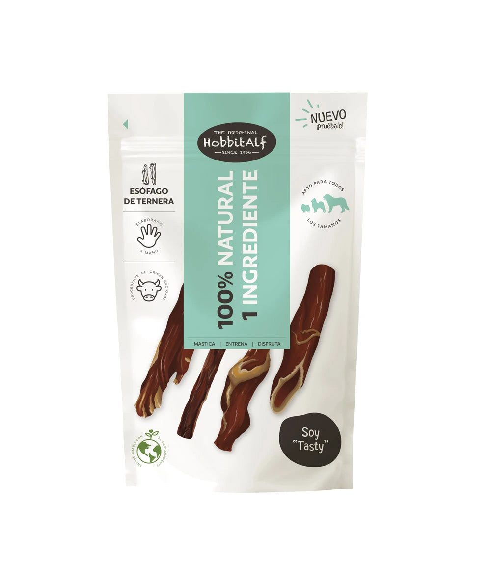 Esófago de ternera natural