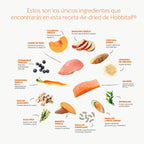 Air-dried SUPERFOOD Salmon and Turkey Menu for adult and junior dogs