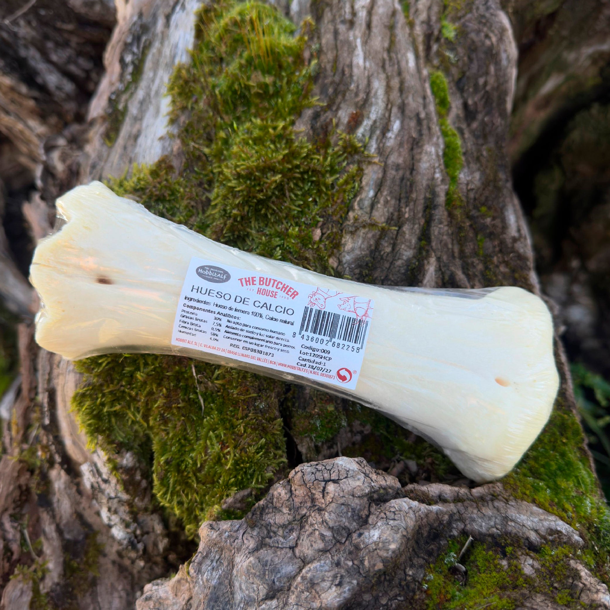 Hueso de calcio natural