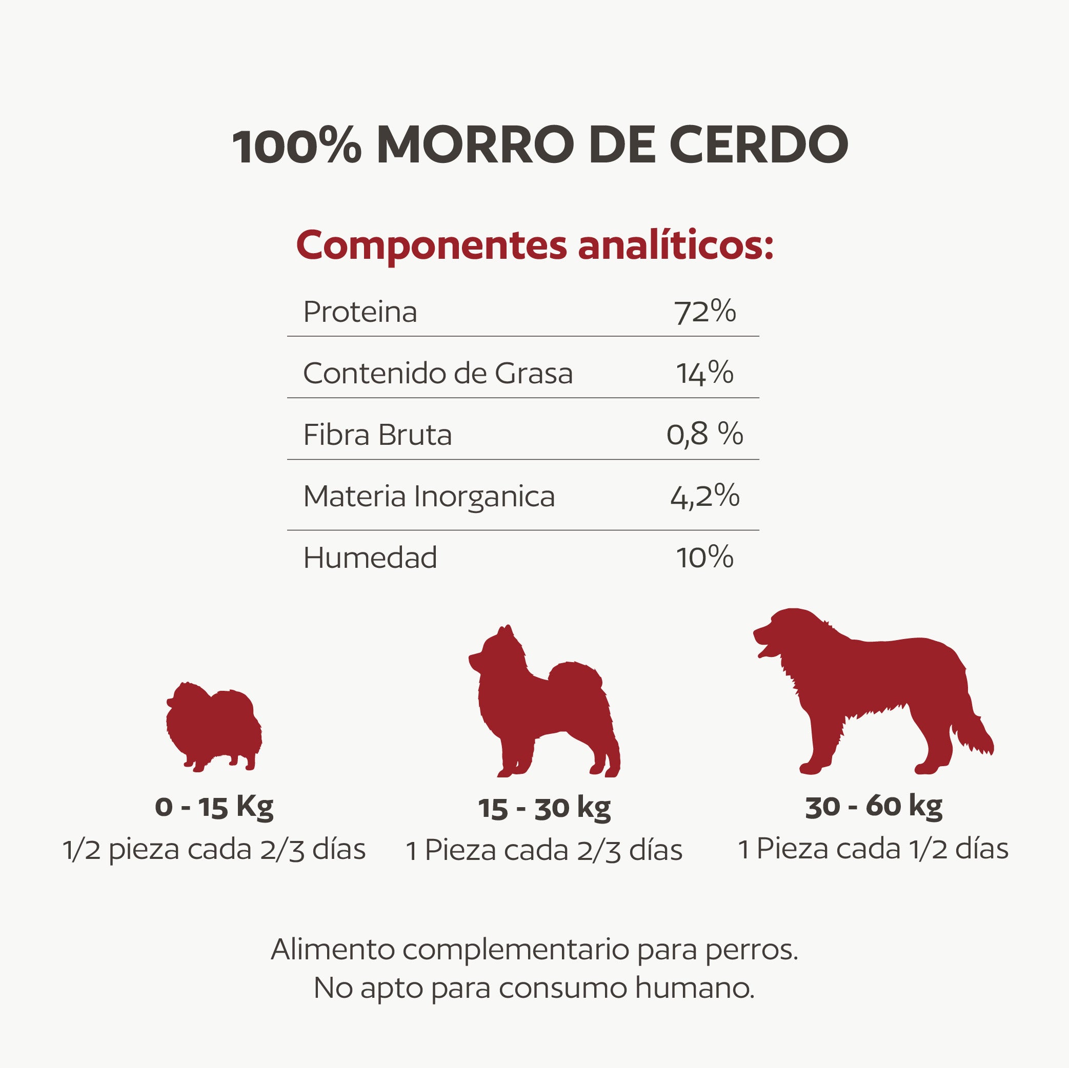 Morro de cerdo natural