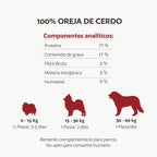 Oreja de cerdo natural