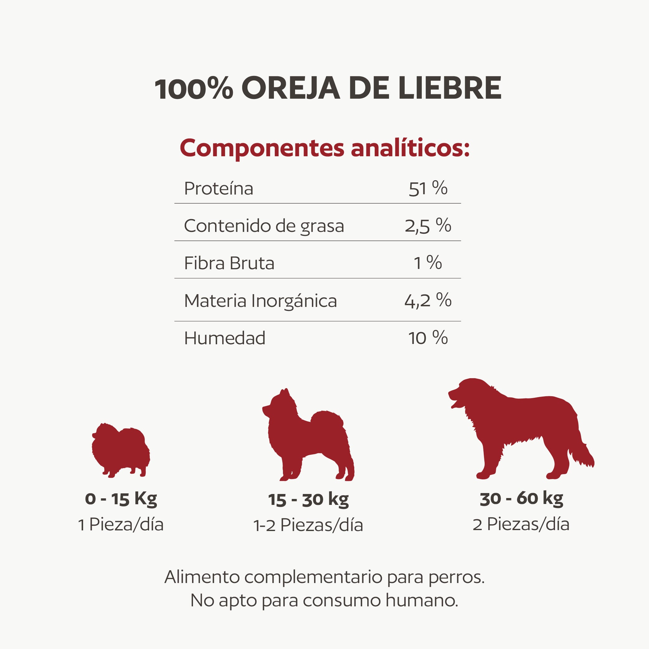 Orejas de liebre naturales