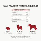 Tráquea de ternera ahumada natural