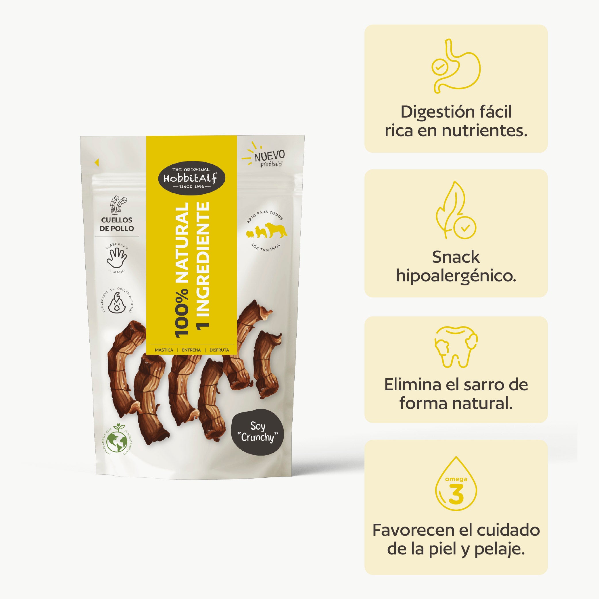 Cuellos de pollo natural