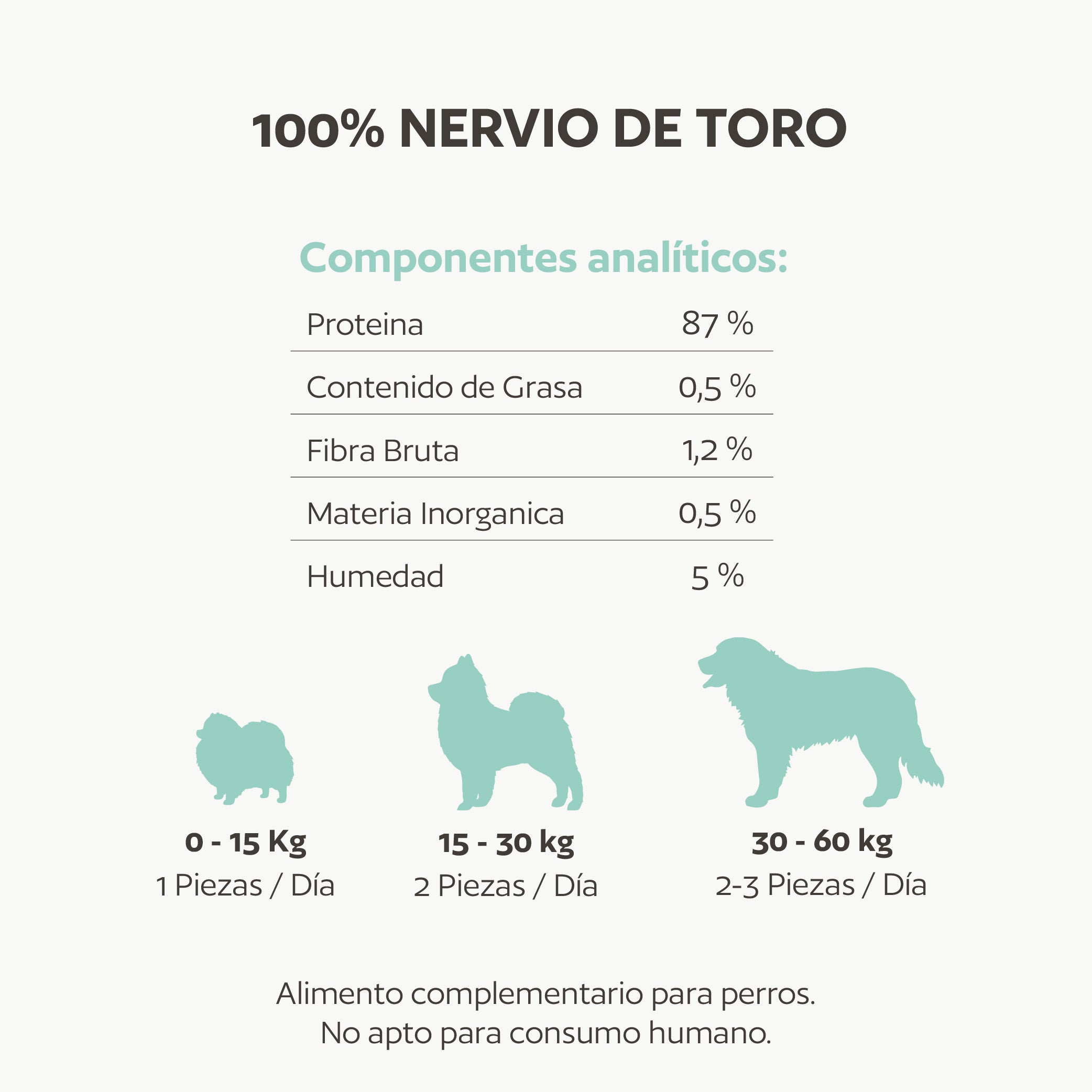Nervio de toro natural