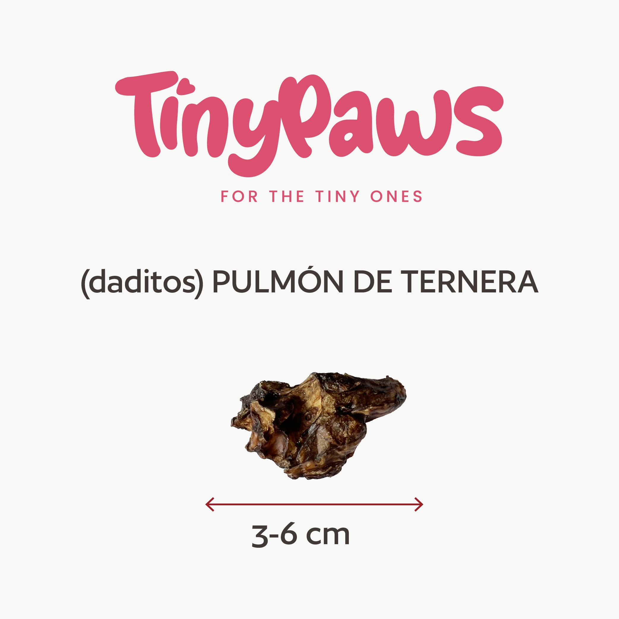 Daditos de pulmón de ternera natural
