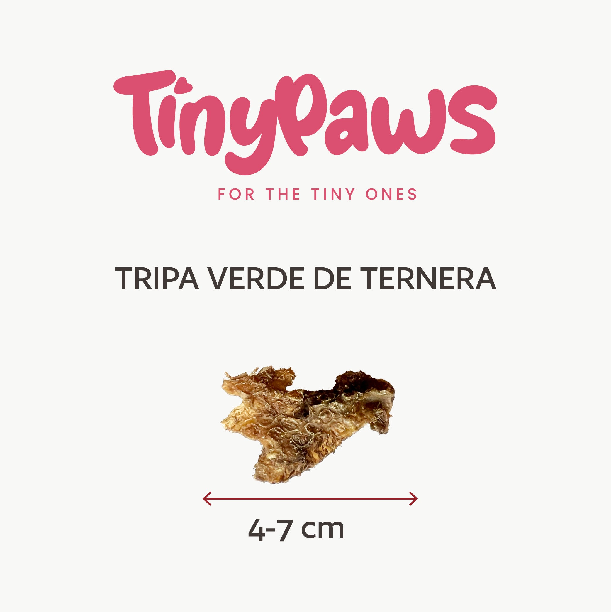 Tiras de tripa verde de ternera natural