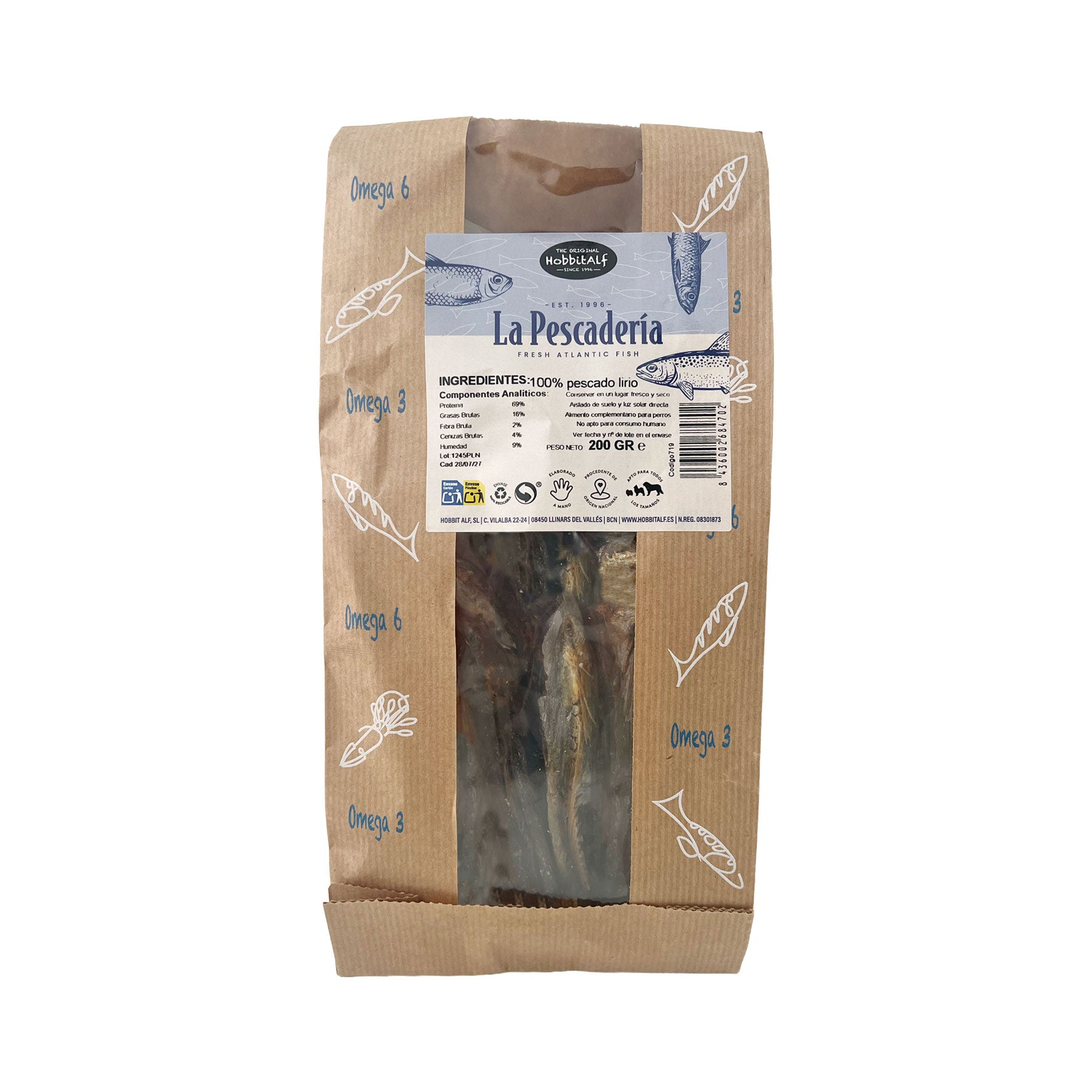 Bacaladilla (Lirio) natural