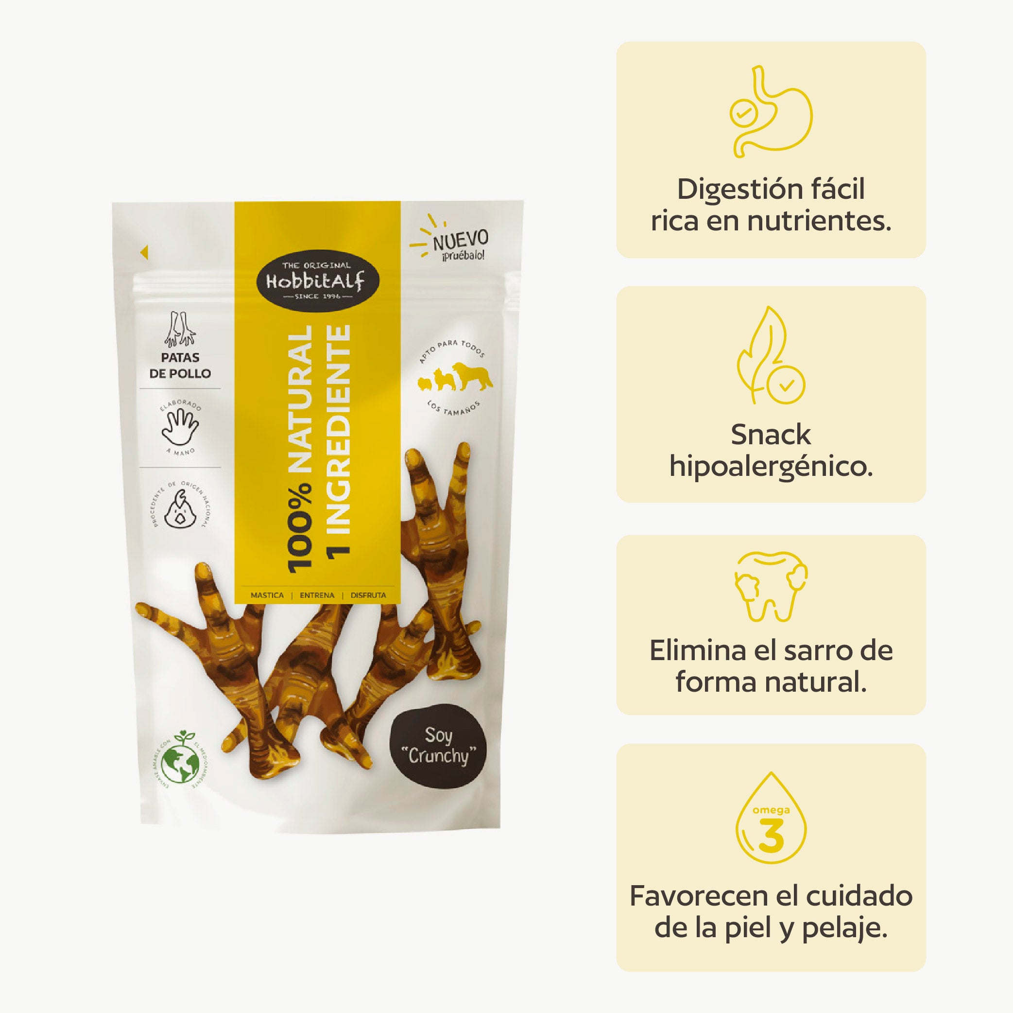 Patas de pollo natural