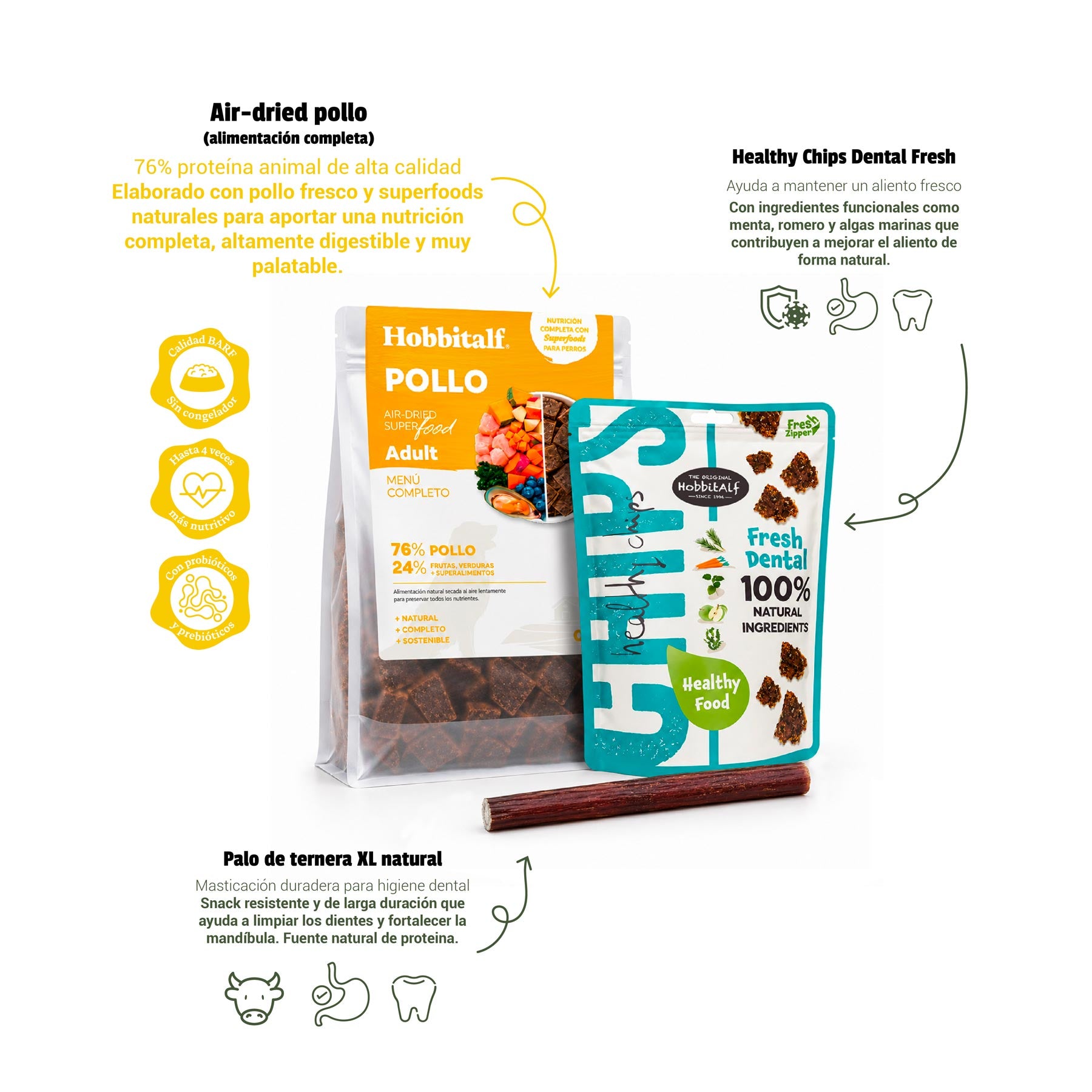 Pack de Iniciación al Air-dried con Pollo y Superalimentos Frescos para Perros